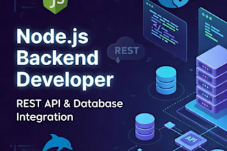 be nodejs developer for backend api, express js developement and adonisjs