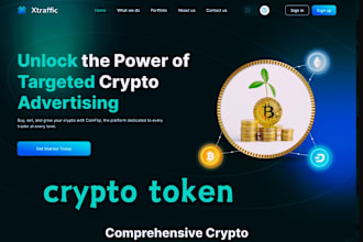 design 3d crypto animated webflow website memecoin 3d spline crypto landing page