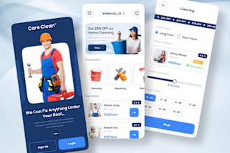 develop handyman app, on demand app, home service app, construction app, laundry