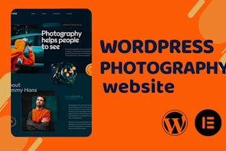 make photography, video and drone website with online booking