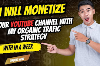 help you to monetize your youtube channel organically