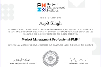 guide you with pmp application and certification