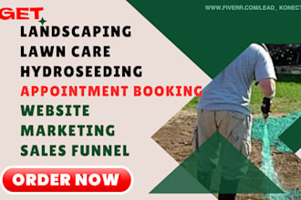 generate landscaping leads lawn care hydroseeding facebook ads sales funnel