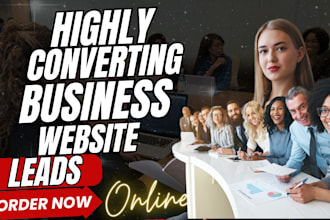 generate targeted business leads and design high converting shopify or ecommerce