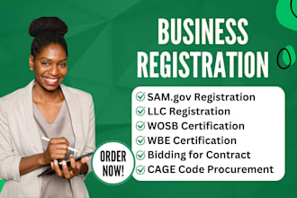 samgov, non profit registration, llc registration cage code, government contract