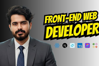 be your expert front end web developer