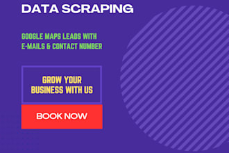 get a list of email addresses or scrape business data from google maps