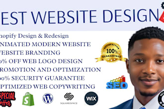 design shopify wix godaddy wordpress redesign website SEO