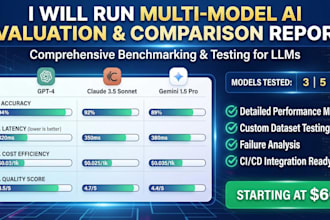 run multi model ai evaluation and comparison report