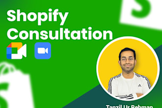 provide consultation on your shopify ecommerce store, shopify guru