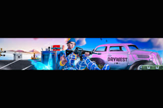 create a fortnite youtube banner