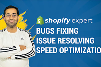 fix bugs and optimize speed of your shopify store