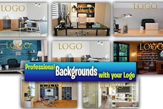 design virtual office background in 1 hour