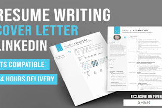 write executive resume and cover letter