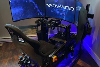 setup your racing simulator for single monitor, triple monitor, VR