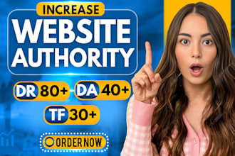 increase ahrefs domain rating dr ur da tf using high authority SEO backlinks