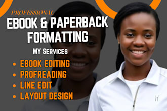 do book formatting, interior and layout design, book typesetting  for amazon kdp