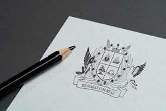 design custom hand drawn family crest heraldic coat of arms logo