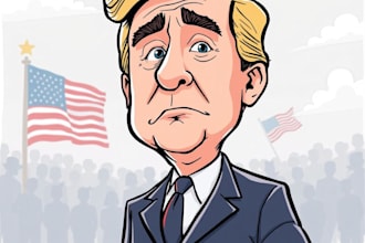 create political or social cartoon for you