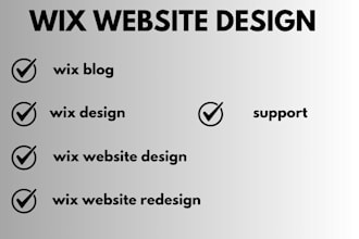 do wix website design, wix blog, wix website redesign, wix website