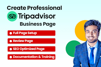 create a tripadvisor business page for tour and restaurant