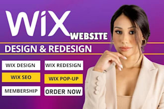 wix website design wix website redesign wix ecommerce wix website development