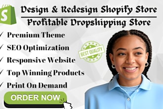 do shopify store design redesign shopify ecommerce website shopify dropshipping