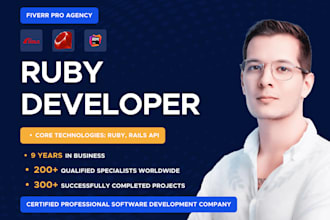 be your fulltime ruby on rails software developer to scale your development team