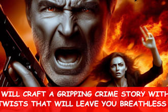 ghostwrite your thriller novel or mystery ebooks