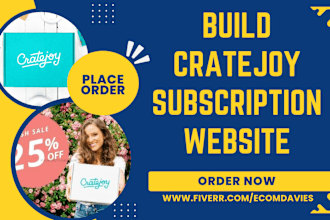 build cratejoy subscription website