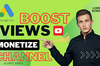 drive youtube views and monetization with targeted google ads