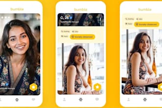 develop dating app, social chat app, online dating app, tinder clone app, hinge