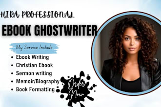 write christian ebook, prayer point, sermon writing, rebrand ebook, ebook writer