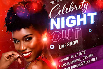 create flyer, banner, email template and graphic design work