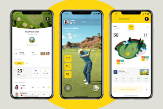 develop high quality golf booking app, cricket fantasy app, sport fantasy app