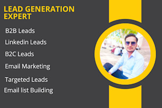 do data enrichment, b2b lead generation, email list building, by using linkedin