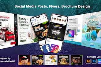 do unique poster, social media, instagram post design or expert canva design