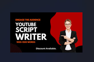 research and write a youtube video script for your channel