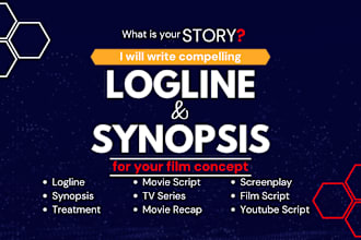 write logline synopsis outline show bible treatment for screenplay movie script