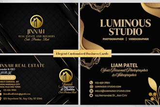 make customized professional business cards design for you