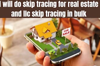 do skip tracing for real estate and llc skip tracing in bulk