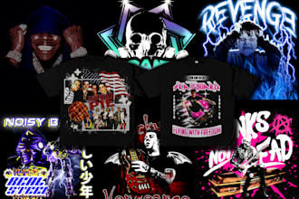 design streetwear, vintage, bootleg for your tee