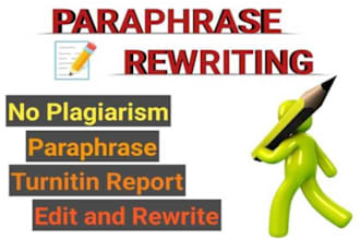 manually rewrite or paraphrase 5000 words