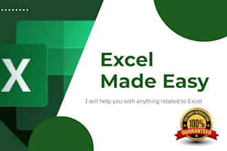 design tailored excel dashboards, formulas, and automation solutions
