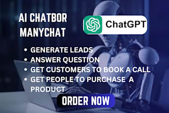 create ai chatbot using chatgpt and manychat integrate in website or app