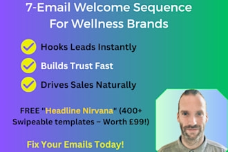 write welcome emails for wellness brands that hook and sell