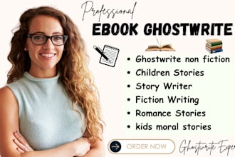 be self help ebook christain fiction children story editor proofread book writer