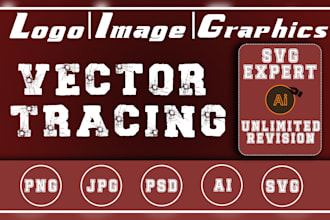 convert image to vector, trace logo, redraw, recreate, raster, enhance, redesign