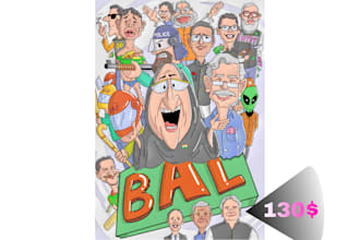 create cartoon comic character