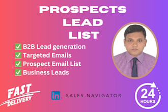 generate b2b leads and find emails to build prospect list